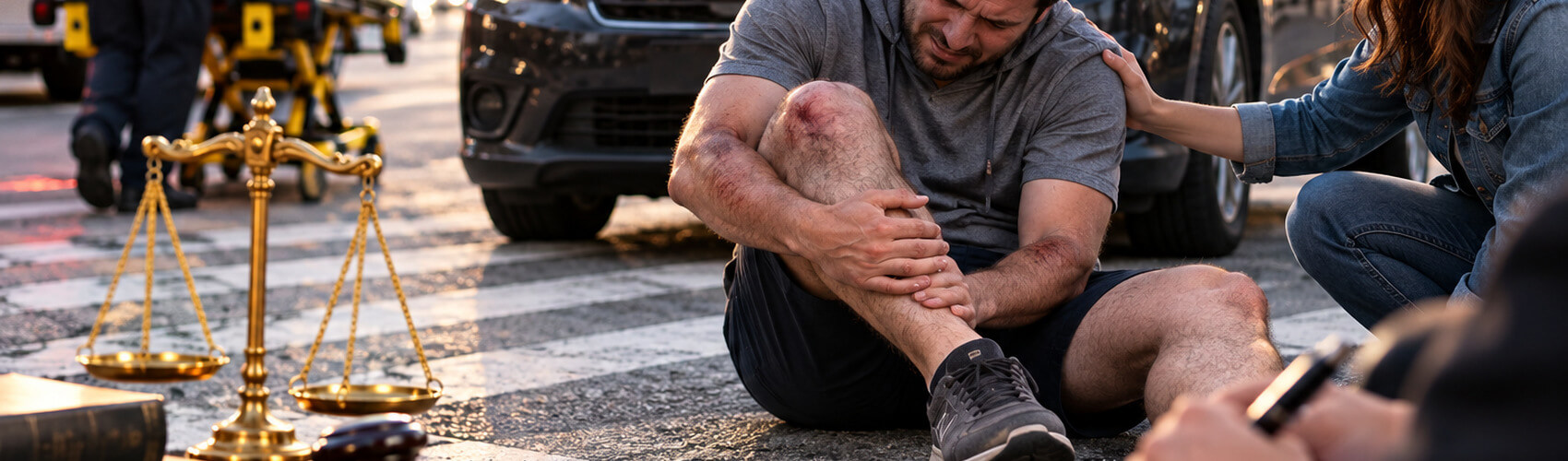 getting hit by a car injuries